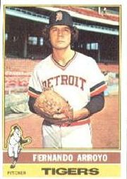 1976 Topps Baseball Cards      614     Fernando Arroyo RC